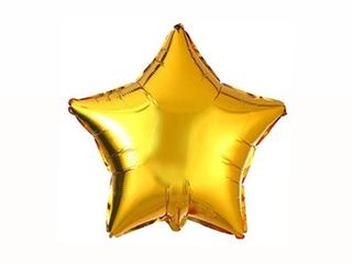 Helium Balloon STAR gold