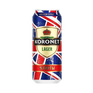 ლუდი KORONET LAGER, 450 მლ