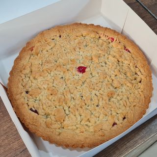  ვენური პეროგი მოცვის ჯემით