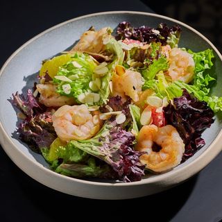 ციტრუს სალათი კრევეტებით