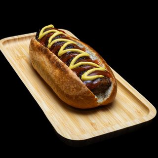 საფირმო ჰოთ-დოგი ცხარე