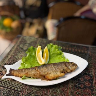 კალმახი შემწვარი