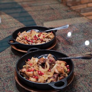 ღორის მწვადი ტაფაზე