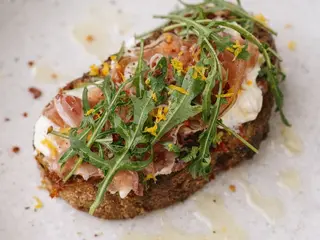 Stracciatella & Prosciutto Toast