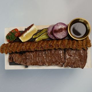 Kabab Soltani – Steak Kabab and Lule Kabab