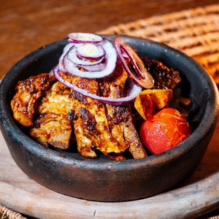 ხბოს ნეკნები აჯიკაში/Veal ribs in adjika