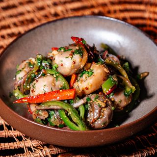 მჟავე შამპინიონები/ salted champignons