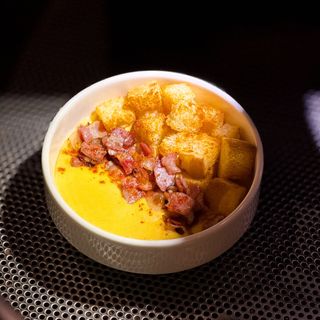 Creamy Cheese Soup with Bacon