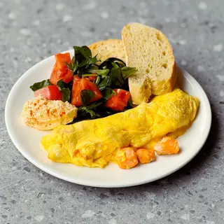 Omelette with Salmon