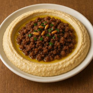 Large Hummus with Meat