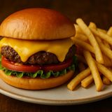 Cheeseburger with Fries