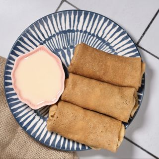ბლინები ხაჭოთი 3ც Crepes with Cottage Cheese