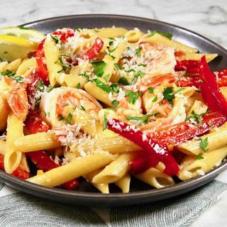 PENNE SHRİMPS WİTH PİNK SAUCE