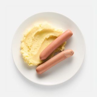 Mashed potatoes with sausages 270g