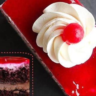 სამარხვო ნამცხვარი შოკოლადი შავი მოცხარით