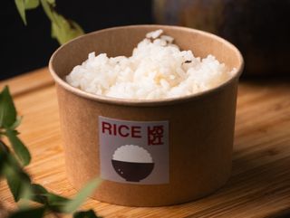 Steamed white rice