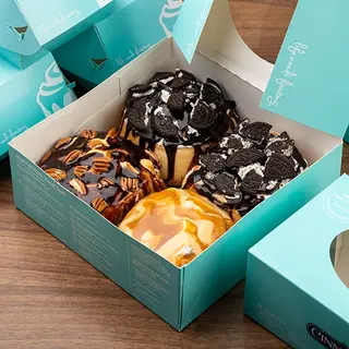 1 Caramel Lovers Bon, 2 Cookie-Choco Bon, 1 Turtle Bon