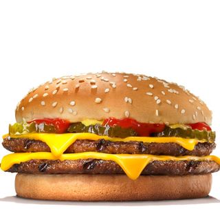 მეგა ორმაგი ჩისბურგერის მენიუ