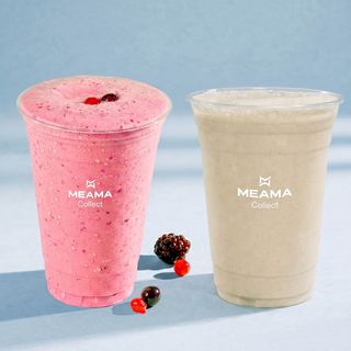 პროტეინის შეიკი & კარკადეს სმუზი