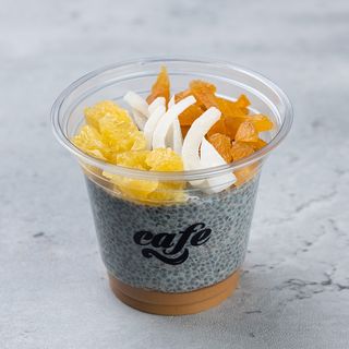 ჩიას და სპირულინას პუდინგი