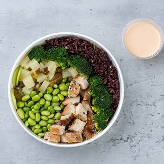 ქათამი ტერიაკის სოუსში