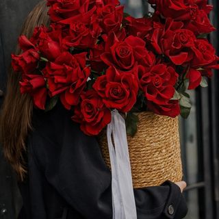 ფრანგული ვარდის კალათი