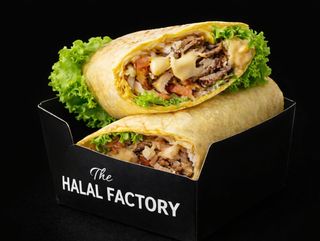 შაურმა ქათმის ყველის სოუსით