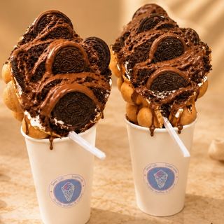 Oreo Bubble Waffle