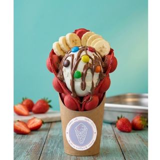 Bubble Waffle Red Velvet