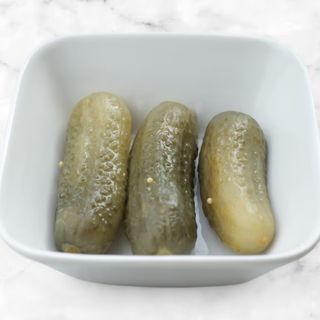 Pickled cucumber.