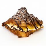 Croissant with orange