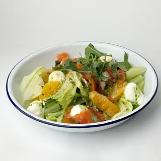 Salmon and orange salad