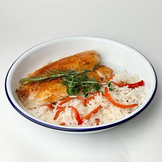Tilapia with basmati rice