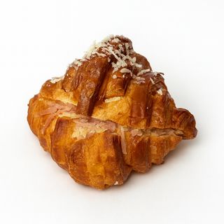 Croissant with ham and cheese