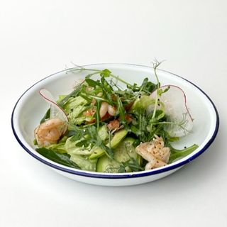 Shrimp and avocado salad