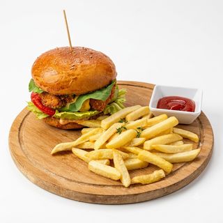 Chicken Schnitzel Burger