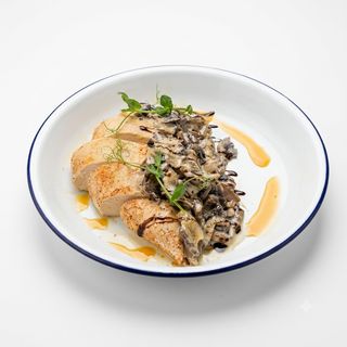 Baked Chicken with Mushrooms