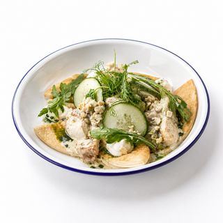 Crepes with chicken & mushrooms