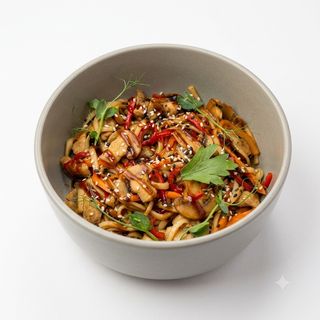 Udon with Chicken & Mushroom