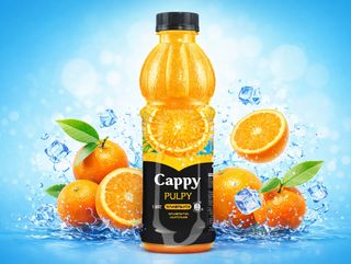 ნატურალური წვენი "კაპი" - ფორთოხალი