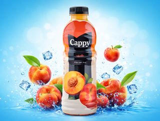 ნატურალური წვენი "კაპი" - ატამი