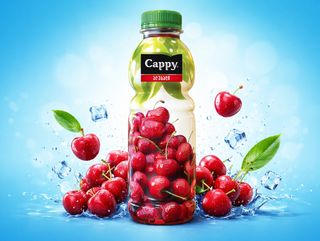 ნატურალური წვენი "კაპი" - ალუბალი