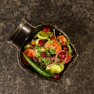 ლიტრი-პო,იდვრის სალათი ალუბლით