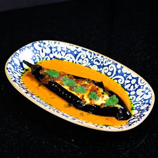 ბადრიჯანი საქონლის ხორცით