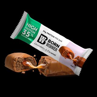 Born Winner Core პროტეინის ფილა შოკოლადი და კარამელი 57გ.