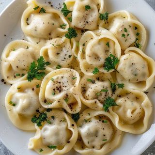 dumplings with mushrooms