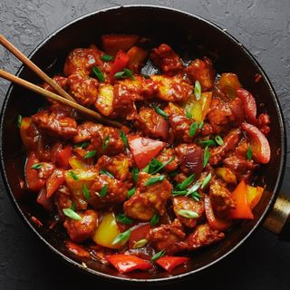 Chilli chicken gravy