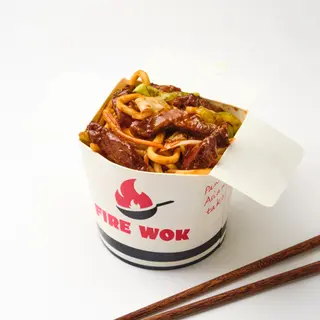 Homemade noodles with mix meat*