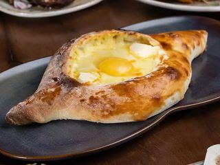 აჭარული ხაჭაპური ცომ გამოცლილი