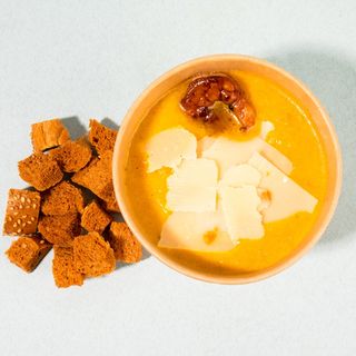 კრევეტის კრემ-სუპი